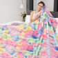 ⏰🔥LIMITED TIME 50% OFF!🛒Ultra-Soft Tie-Dye Plush Throw Blanket