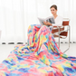 ⏰🔥LIMITED TIME 50% OFF!🛒Ultra-Soft Tie-Dye Plush Throw Blanket