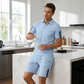 📢📢50% OFF !! ⏰Men's Casual Short-Sleeve Shorts Set