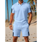 📢📢50% OFF !! ⏰Men's Casual Short-Sleeve Shorts Set