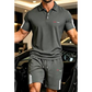 📢📢50% OFF !! ⏰Men's Casual Short-Sleeve Shorts Set