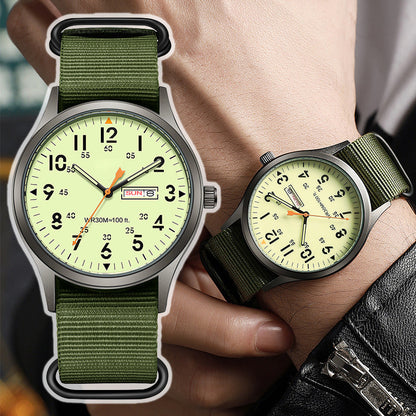 📢📢 SCONTO DEL 50% !! ⏰ Orologio al quarzo da uomo con display luminoso ⌚🌟✨