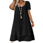 💗LAST DAY SALE 60% OFF⚡50K+ SOLD💕Women's Casual Loose Fit Short Sleeve Dress