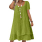 💗LAST DAY SALE 60% OFF⚡50K+ SOLD💕Women's Casual Loose Fit Short Sleeve Dress