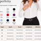 🌸 Camicetta in raso a maniche lunghe – Tessuto leggero, taglio femminile e look raffinato – Ideale per le giornate calde e le serate eleganti