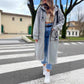 ⏰ Ultimo Giorno di Saldi – SCONTO 50% ✨Felpa Lunga con Cappuccio da Donna