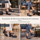 ⏰ Ultimo Giorno di Saldi – SCONTO 50% ✨Scarpe Mary Jane da donna con punta tonda, cinturino incrociato, tacco grosso, plateau e scarpe con tacco alto traforate