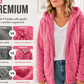🚨 Notizia dell'ultima ora: lo sconto del 50% scade stanotte! Giacca da donna con cappuccio e cerniera, realizzata in morbido tessuto felpato