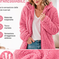 🚨 Notizia dell'ultima ora: lo sconto del 50% scade stanotte! Giacca da donna con cappuccio e cerniera, realizzata in morbido tessuto felpato