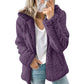 🚨 Notizia dell'ultima ora: lo sconto del 50% scade stanotte! Giacca da donna con cappuccio e cerniera, realizzata in morbido tessuto felpato