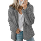 🚨 Notizia dell'ultima ora: lo sconto del 50% scade stanotte! Giacca da donna con cappuccio e cerniera, realizzata in morbido tessuto felpato