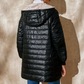 🔥SCONTO DEL 50%! 👚Cappotto invernale da donna trapuntato con cappuccio e cerniera, caldo