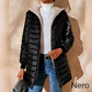 🔥SCONTO DEL 50%! 👚Cappotto invernale da donna trapuntato con cappuccio e cerniera, caldo