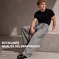 ⏰ Ultimo Giorno di Saldi – SCONTO 50% ✨Pantaloni drappeggiati a vita alta doppiopetto chic da uomo
