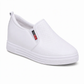 ⏰ Ultimo Giorno di Saldi – SCONTO 50% ✨Scarpe da donna in pelle morbida slip-on con rialzo invisibile, suola piatta antiscivolo