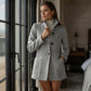 🍂 Classico e caldo – Cappotto in lana vintage con colletto alla coreana – Tessuto di lana morbido, taglio elegante e abbinabile in molti modi