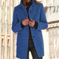 🍂 Classico e caldo – Cappotto in lana vintage con colletto alla coreana – Tessuto di lana morbido, taglio elegante e abbinabile in molti modi