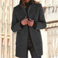 🍂 Classico e caldo – Cappotto in lana vintage con colletto alla coreana – Tessuto di lana morbido, taglio elegante e abbinabile in molti modi