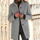 🍂 Classico e caldo – Cappotto in lana vintage con colletto alla coreana – Tessuto di lana morbido, taglio elegante e abbinabile in molti modi