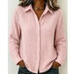 🔥SCONTO DEL 50%! 👚Camicia classica da donna a maniche lunghe con bottoni