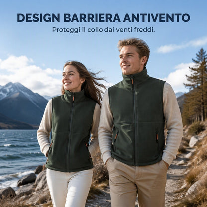 ⏰ Ultimo Giorno di Saldi – SCONTO 50% ✨Gilet invernale unisex caldo con fodera in pelliccia plush