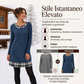 ⏰ Ultimo Giorno di Saldi – SCONTO 50% ✨Abito da maglieria da donna casual con patchwork a quadri