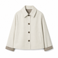 Cappotto da donna autunnale invernale casual a maniche lunghe con chiusura monopetto