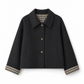 Cappotto da donna autunnale invernale casual a maniche lunghe con chiusura monopetto