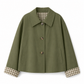 Cappotto da donna autunnale invernale casual a maniche lunghe con chiusura monopetto