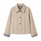 Cappotto da donna autunnale invernale casual a maniche lunghe con chiusura monopetto