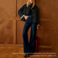 Cappotto da donna autunnale invernale casual a maniche lunghe con chiusura monopetto