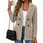 ⏰  Sconto del 50% di cambio stagione – qualità a metà prezzo! ✨Cardigan in maglia a coste da donna, doppiopetto, con tasche e bavero a punta