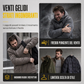 Cappotto caldo reversibile con cappuccio da uomo