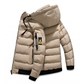 Cappotto caldo reversibile con cappuccio da uomo