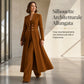 ⏰  Sconto del 50% di cambio stagione – qualità a metà prezzo! ✨Elegante set autunnale da 2 pezzi per donna con cappotto retrò a maniche lunghe e pantaloni essenziali