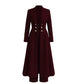 ⏰  Sconto del 50% di cambio stagione – qualità a metà prezzo! ✨Elegante set autunnale da 2 pezzi per donna con cappotto retrò a maniche lunghe e pantaloni essenziali