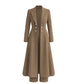⏰  Sconto del 50% di cambio stagione – qualità a metà prezzo! ✨Elegante set autunnale da 2 pezzi per donna con cappotto retrò a maniche lunghe e pantaloni essenziali