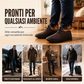 ⏰  Sconto del 50% di cambio stagione – qualità a metà prezzo! ✨Scarpe da Uomo Antiscivolo da Camminata con Fodera in Pelliccia Morbida
