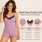 🔥🦋 Tutina da notte in pizzo con schiena a farfalla per donna – Biancheria intima elegante, aderente e comoda