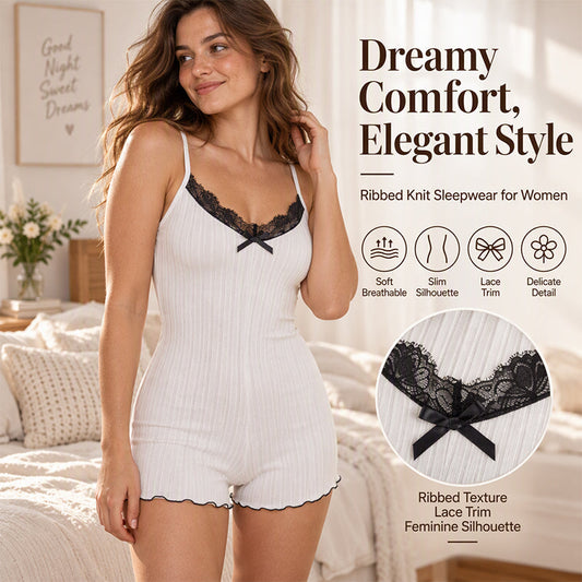 🔥🦋 Tutina da notte in pizzo con schiena a farfalla per donna – Biancheria intima elegante, aderente e comoda