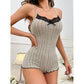 🔥🦋 Tutina da notte in pizzo con schiena a farfalla per donna – Biancheria intima elegante, aderente e comoda