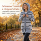 Maglione lungo con cappuccio da donna con fodera in cotone