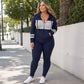 Set da 2 pezzi con felpa con cappuccio e pantaloni da donna