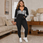 Set da 2 pezzi con felpa con cappuccio e pantaloni da donna