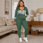Set da 2 pezzi con felpa con cappuccio e pantaloni da donna