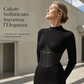 ✨Disponibilità limitata, non lasciartelo sfuggire!🎉Abito da donna a maniche lunghe con scollo a U, stile patchwork, aderente
