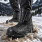 Stivali da neve impermeabili unisex con fodera in pelliccia
