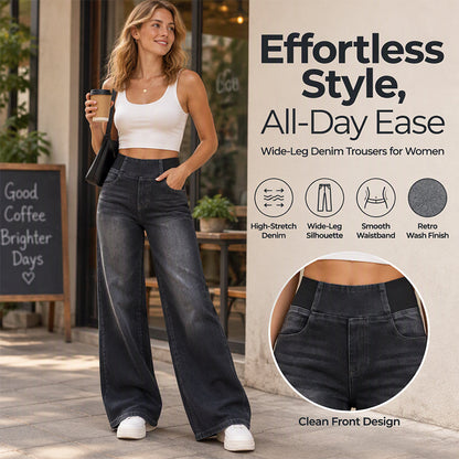 ✨ Appena arrivati – Solo oggi il 50% di sconto! Jeans casual a zampa elasticizzati da donna