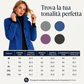 🍂 Classico e caldo – Cappotto in lana vintage con colletto alla coreana – Tessuto di lana morbido, taglio elegante e abbinabile in molti modi