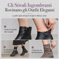 ✨Disponibilità limitata, non lasciartelo sfuggire!🎉Stivaletti alla caviglia da donna in stile francese, con punta sottile, vestibilità aderente ed elegante, per primavera e autunno